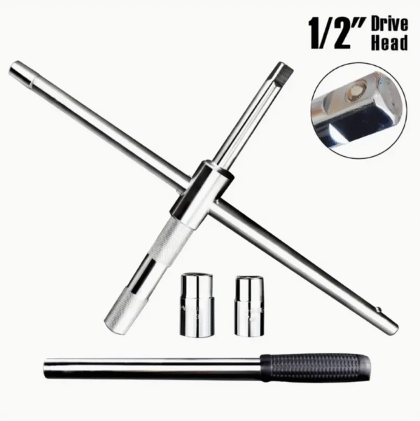 4 Way Universal Tire Nut Wrench Set