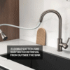 Pull Down Kitchen Faucet with Temperature Display